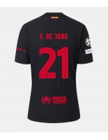 Barcelona Frenkie de Jong #21 Bortedrakt 2024-25 Korte ermer